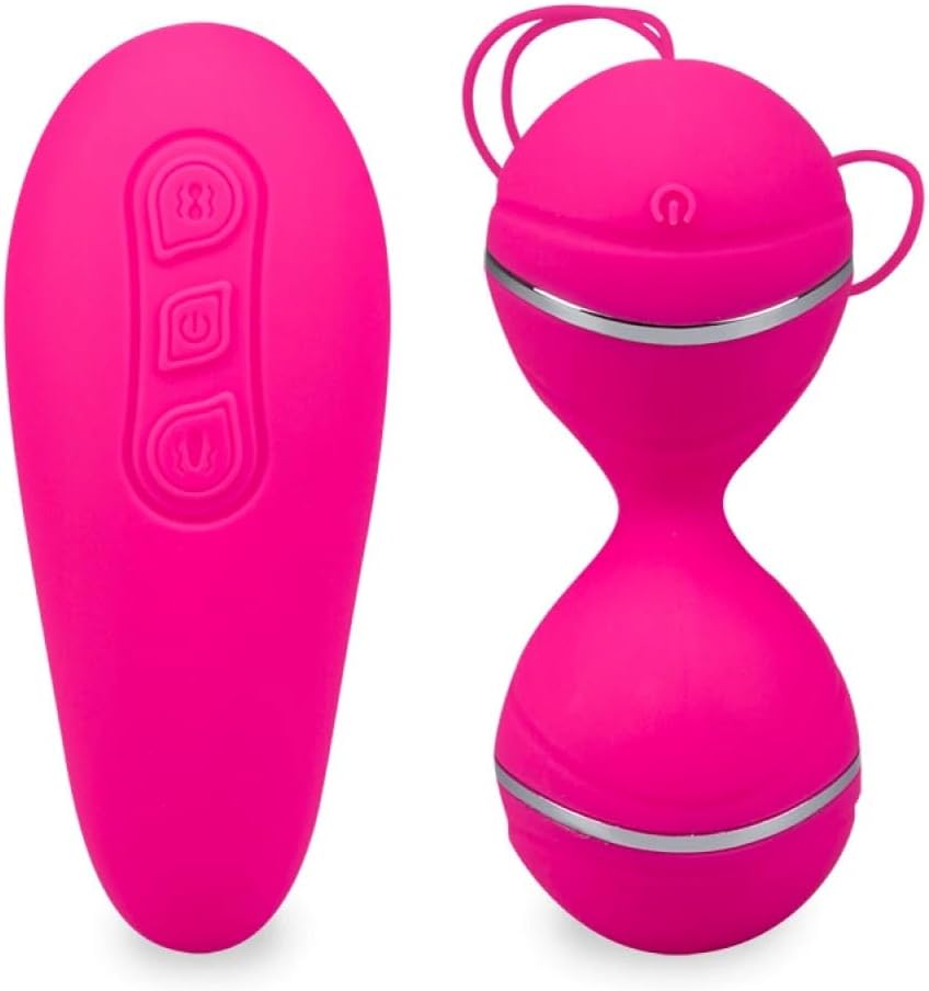 2 Wireless Remote Control Vibrating Egg Ball with Ball Vibrators for Her