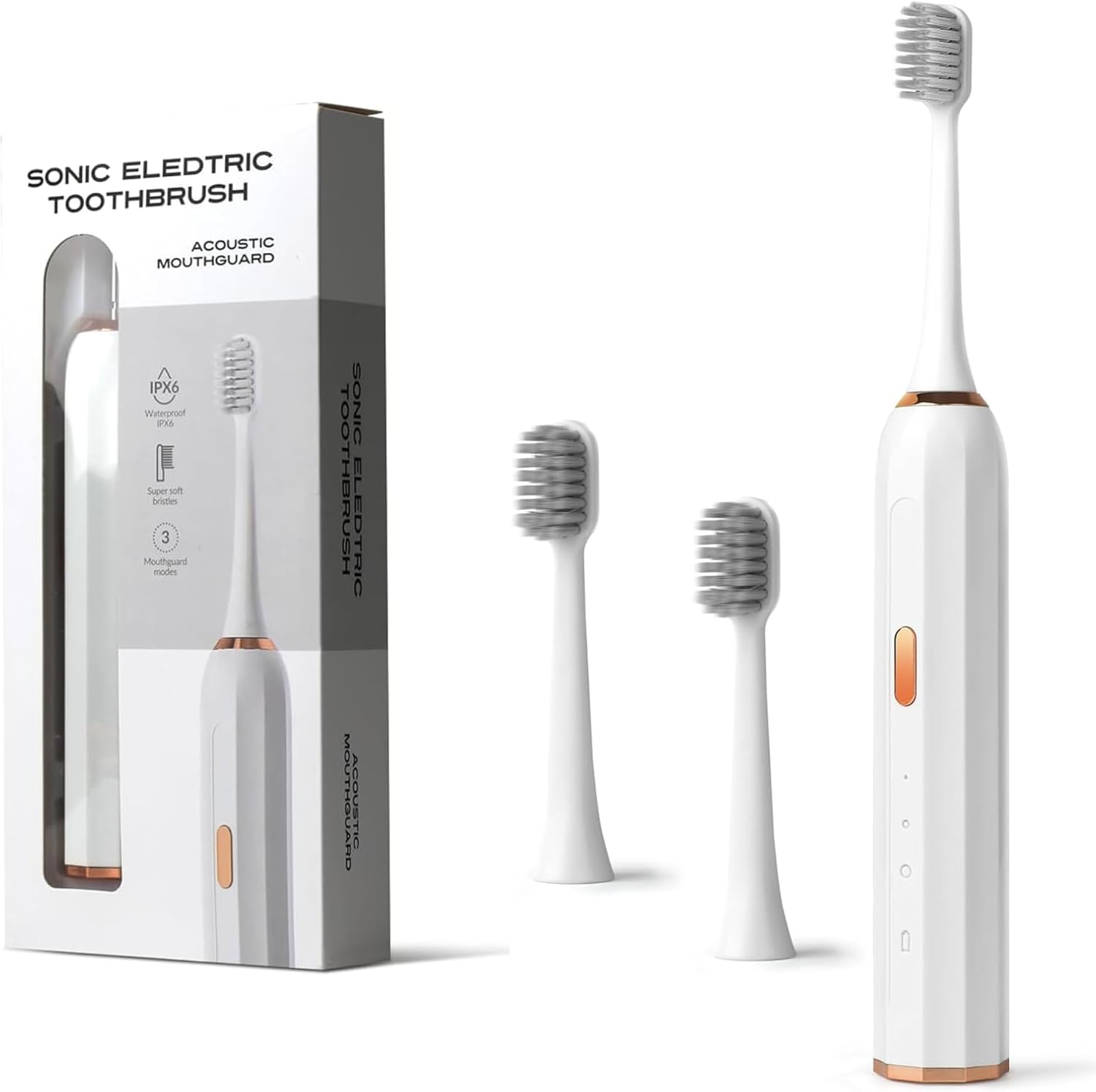 Sonic Electric Toothbrush for Adults – Rechargeable Ultrasonic Toothbrush