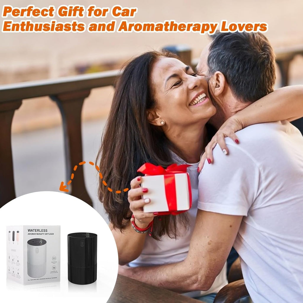Waterless Essential Oil Diffuser, Portable Aromatherapy Diffuser with 20mL Capacity