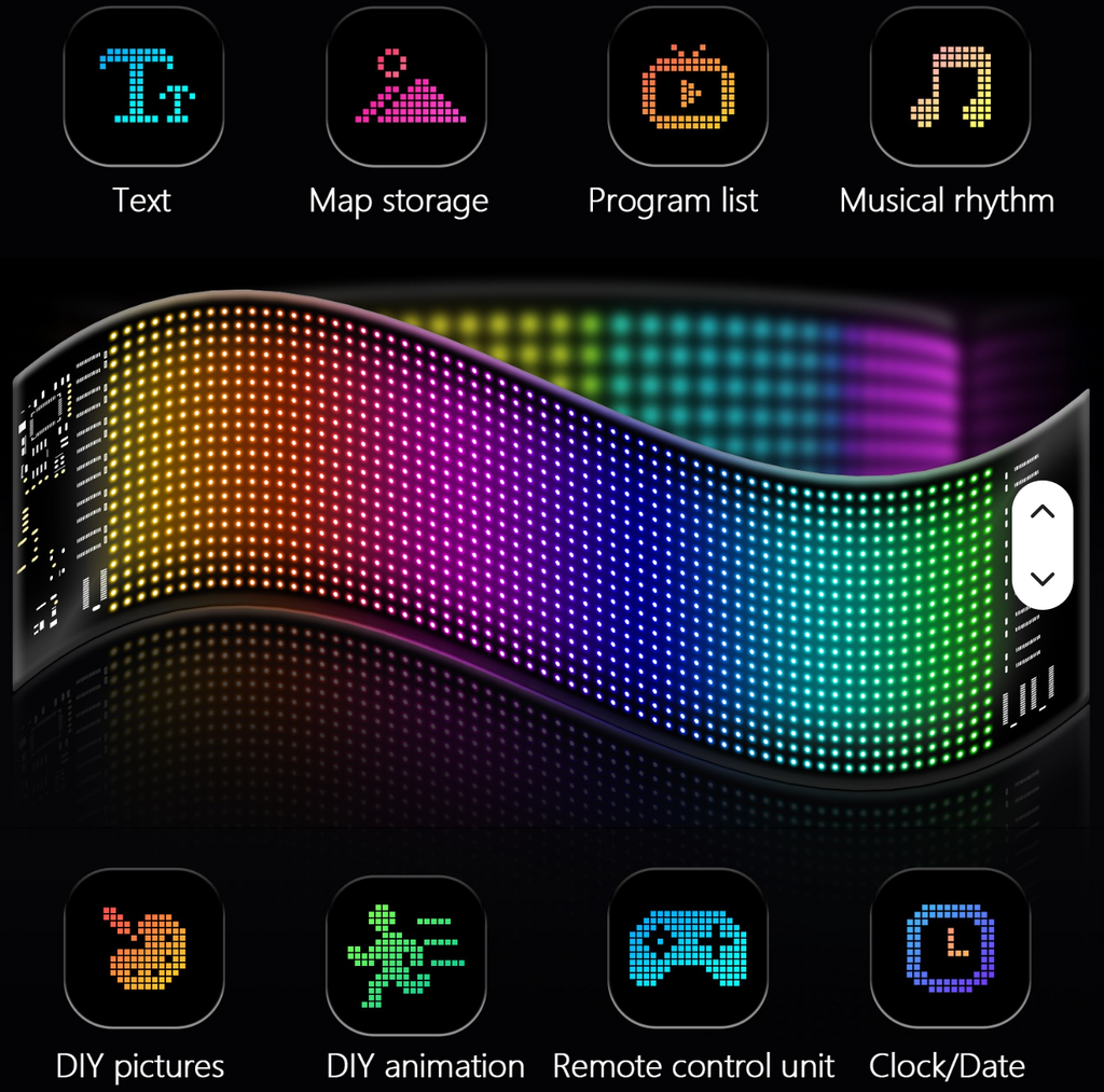 Programmable Scrolling LED Sign with Bluetooth App Control