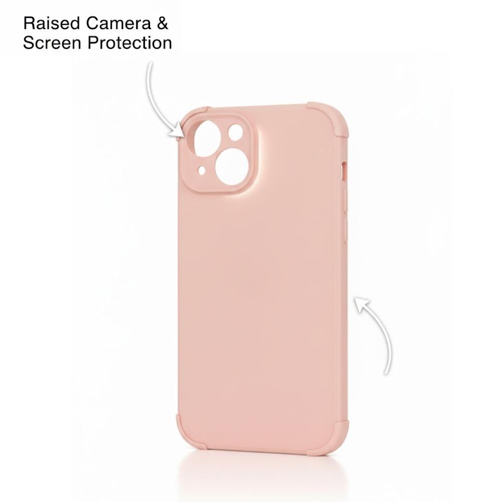 iPhone 14 Case with MagSafe, Clear Light Pink Matte Shockproof Slim Phone Case for iPhone 14 with Camera Protection